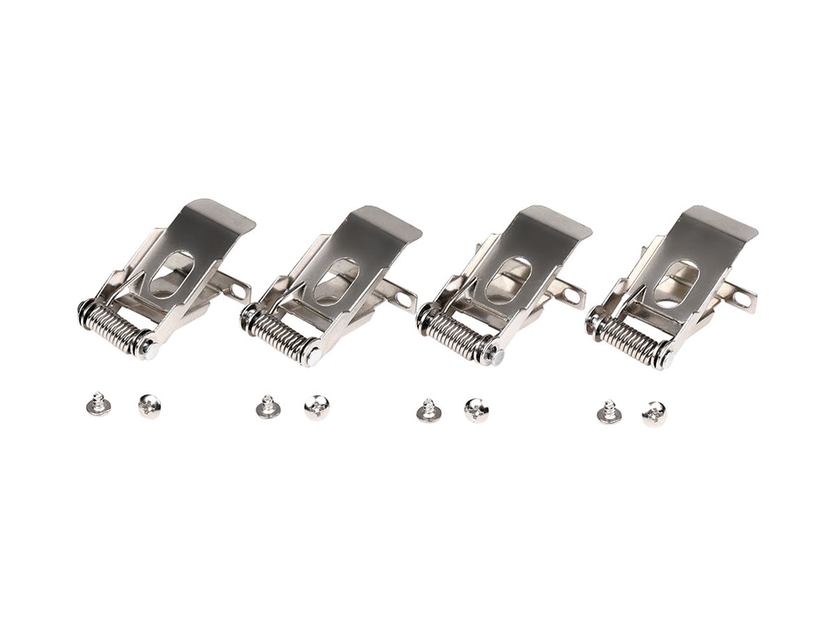 Montageklammer-Set ESYLUX JUNA 45×35×31mm Aluminium transparent
