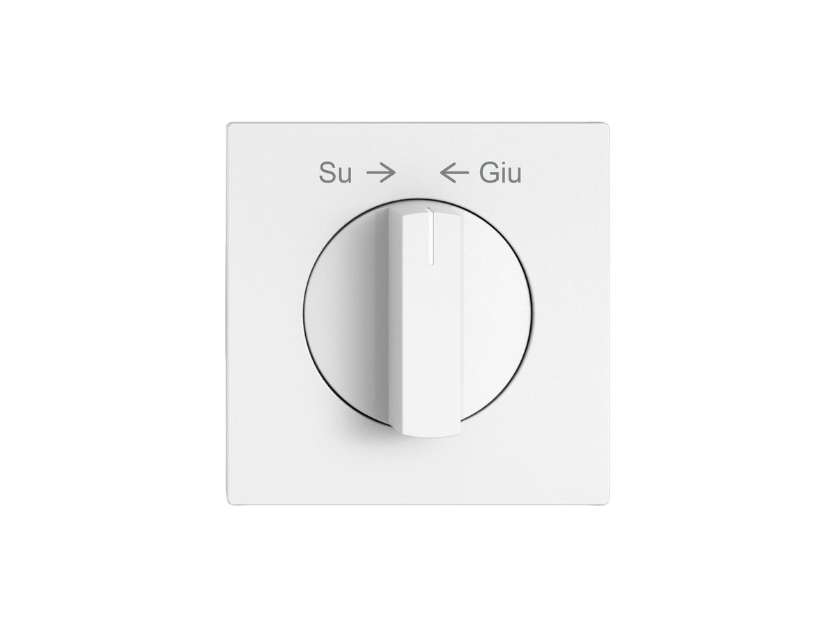 Montageset EDIZIO.liv SNAPFIX® f.Drehschalter m.Griff Su → ← Giù ws