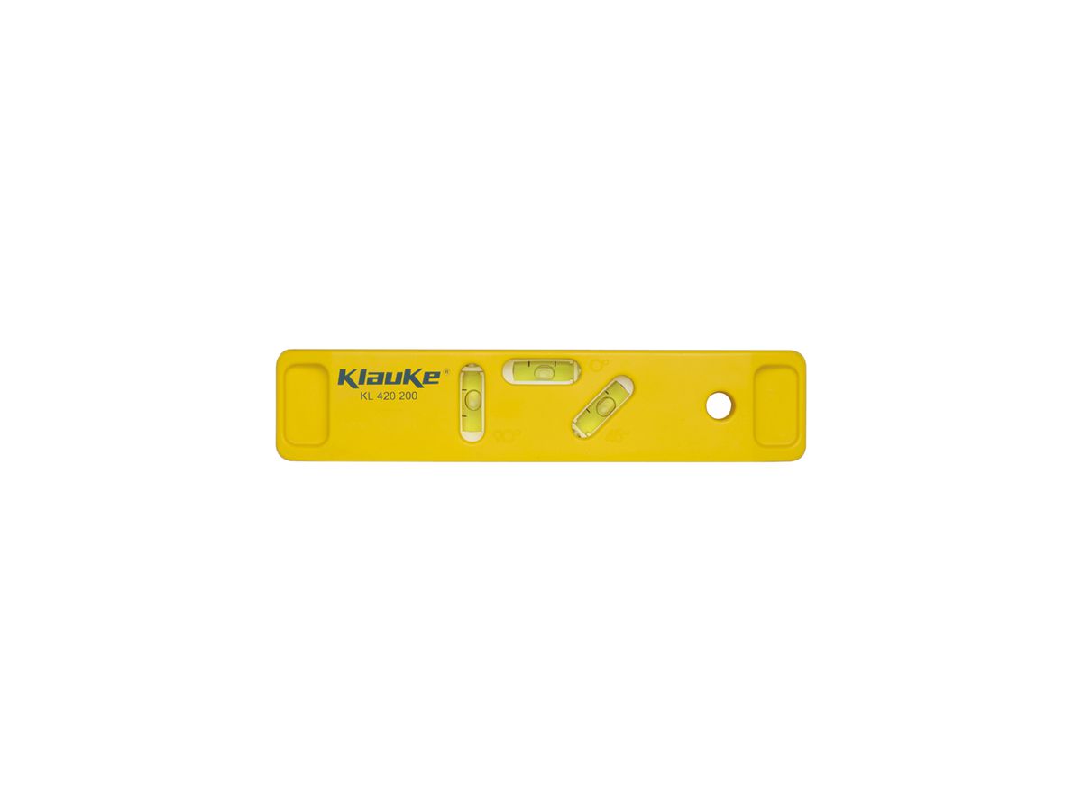 Schaltschrank-Wasserwaage Klauke 200×42×17mm