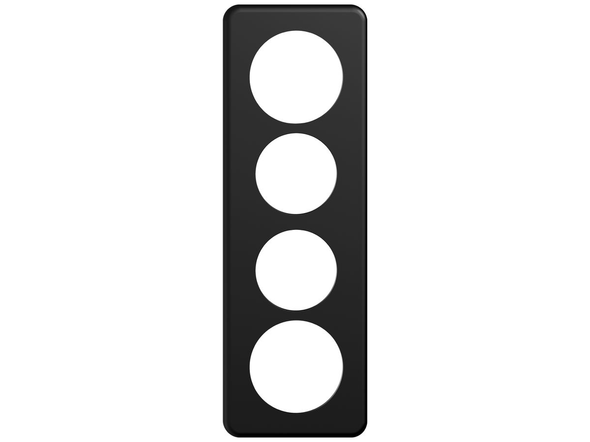 UP-Abdeckplatte STANDARDdue SNAPFIX® 4×1/1×4 2×Ø50 2×Ø58 90×270mm sz