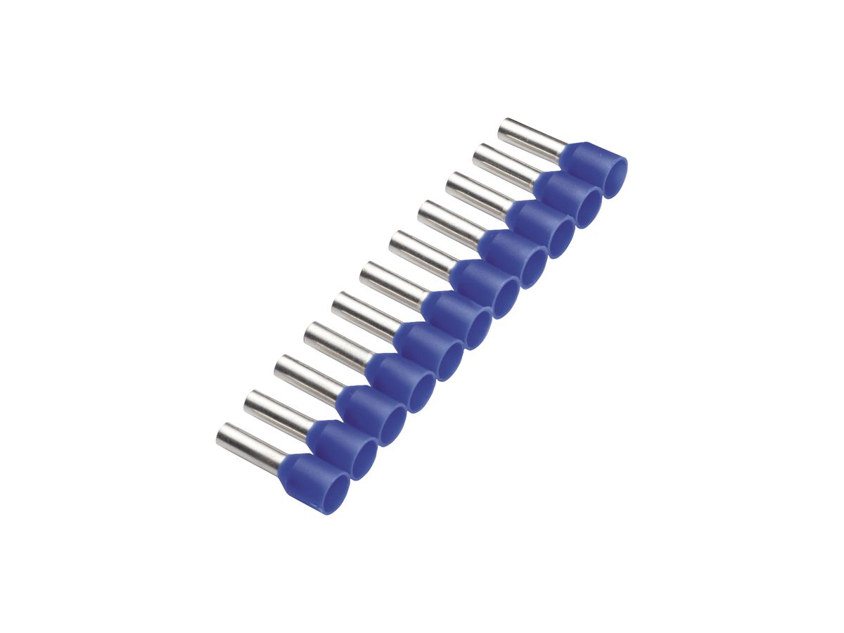 Aderendhülse Cimco 2.5mm² 8×14mm Kupfer PP blau Bandware
