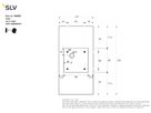 LED-Wandleuchte SLV VILUA UP/DOWN WL 16W 784lm 3000K IP54 240×120×66mm anthrazit