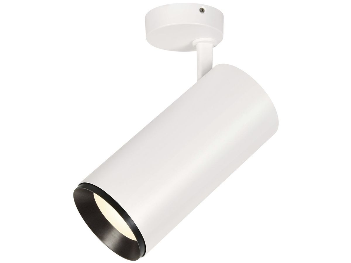 LED-Deckenleuchte SLV NUMINOS SPOT DALI XL 36W 3460lm 4000K 60° weiss/schwarz