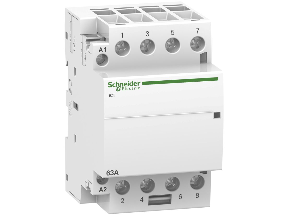 Installationsschütz Schneider Electric CT 3P 63A 24V AC 4S