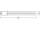 LED-Lampe LEDVANCE DULUX L24 2G11 12W 1500lm 6500K mattiert 140° 324.5mm