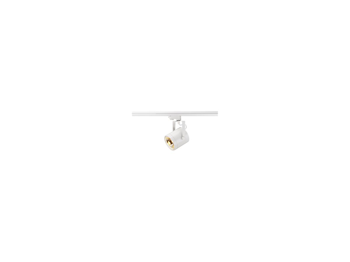 Strahler SLV EURO SPOT, GU10 75W mit 3-Phasen-Adapter IP20 weiss
