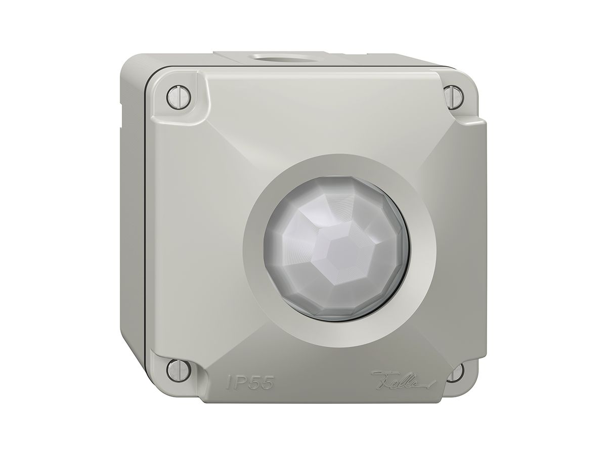 NAP-Bewegungsmelder NEVO pirios 360 DALI-Dimmer 10 A 230 V AC, eckig, lichtgrau