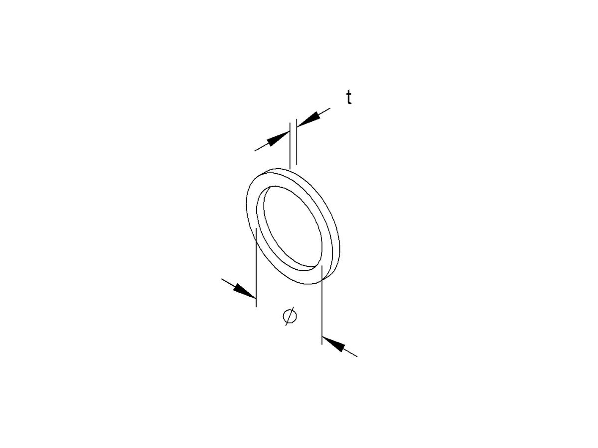 O-Ring PE für M16