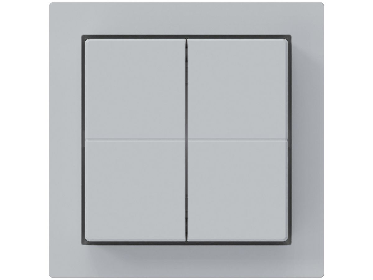 Funktaster Friends of Hue KAL, 4×, 60×60mm, hellgrau