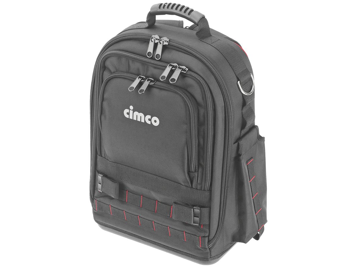 Werkzeugrucksack Cimco Ergo-XL30 PET 220×480×380mm schwarz