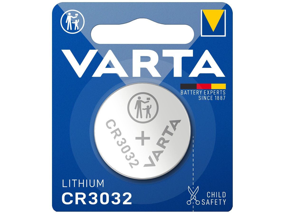 Knopfzelle VARTA Consumer CR2032 Lithium 3V 560mAh