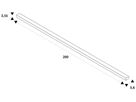 EB-Stromschiene SLV S-TRACK DALI 3-phasig 230V Aluminium 2000mm weiss