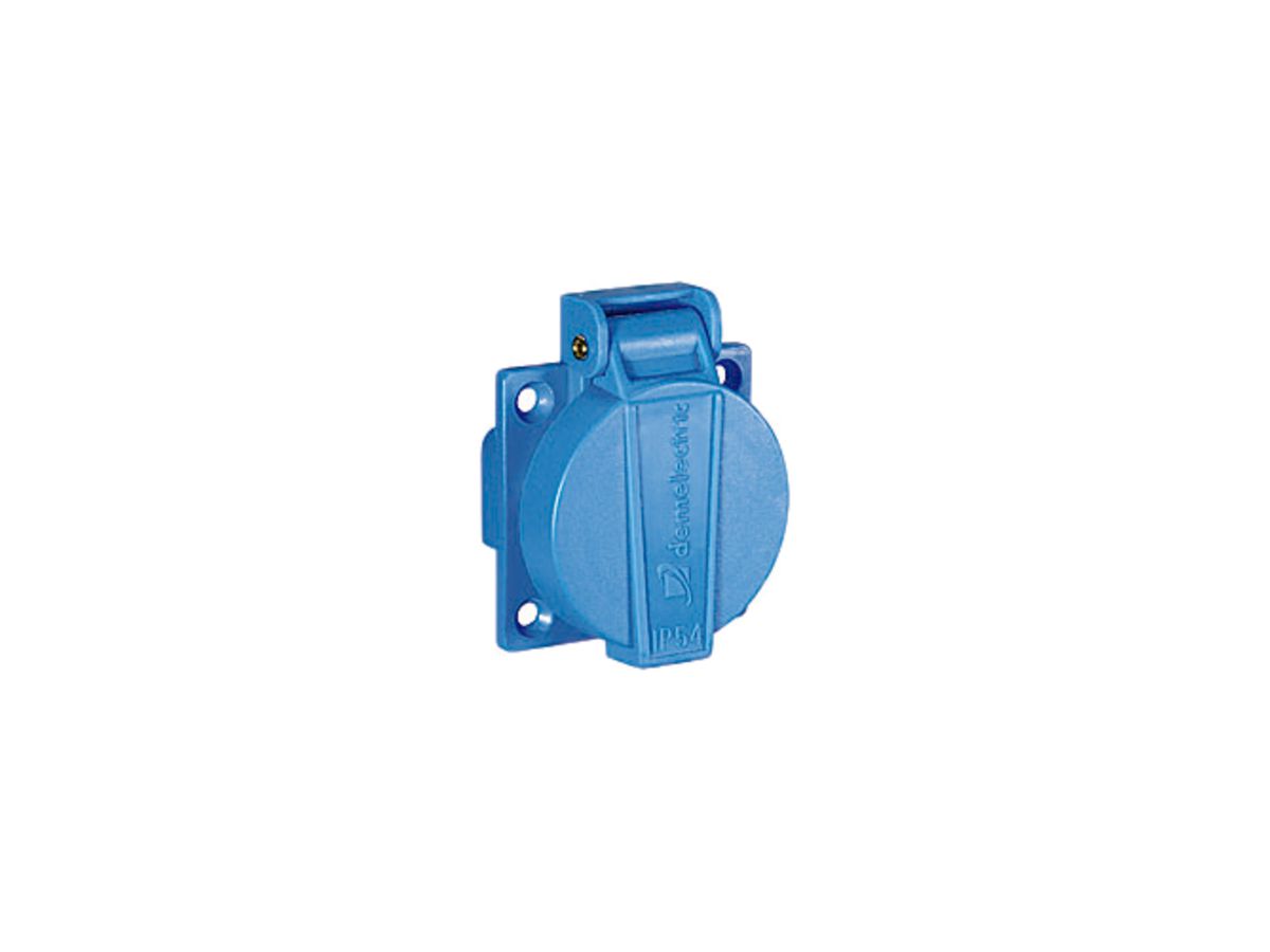 EB-Steckdose Typ13 blau