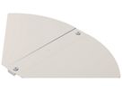 Deckel BET RBD W zu Bogen verstellbar 400mm Edelstahl A4 blank