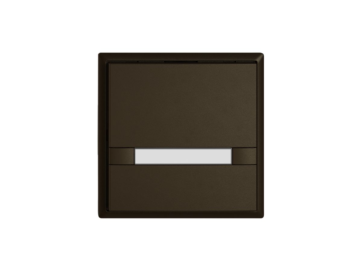 KNX-Taster RGB EDIZIO.liv SNAPFIX® Temperaturfüh.o.LED Pap.1×T 2-Tbed.br