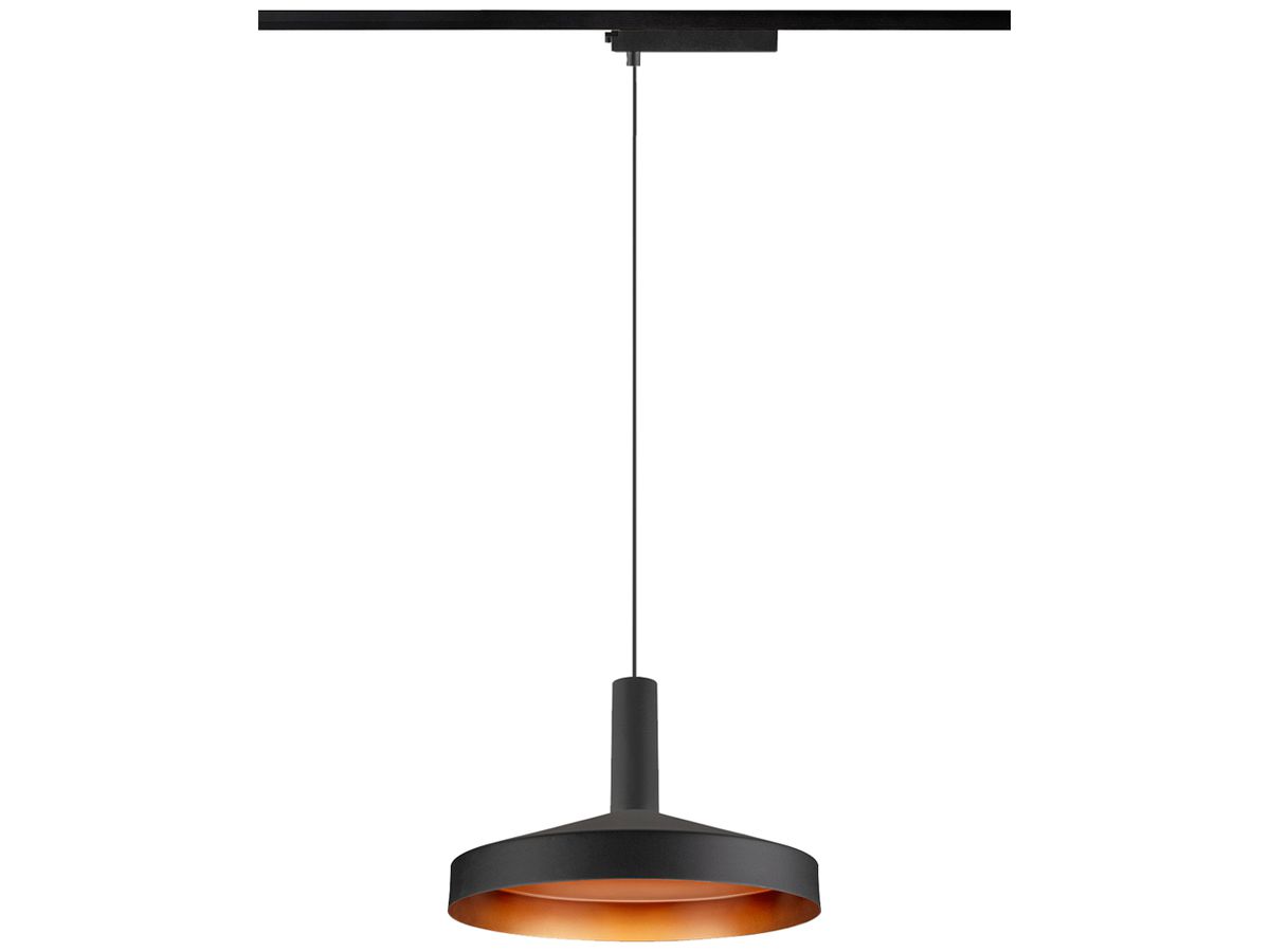 LED-Pendelleuchte SLV LALU TETRA 10W 700lm 2700…3000K DIM Ø240×165mm schwarz