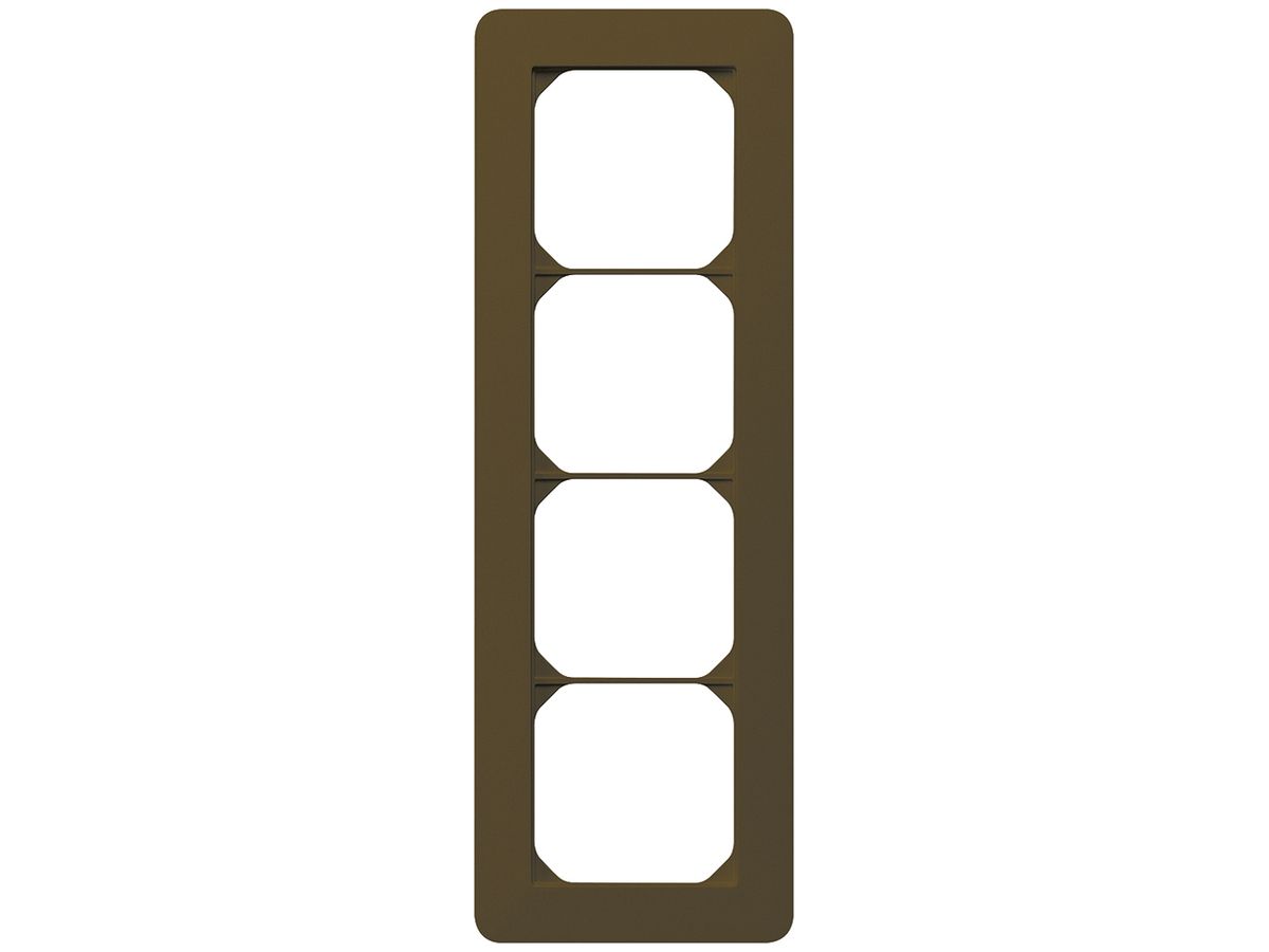 UP-Abdeckrahmen kallysto.trend 4×1 braun 94×274mm