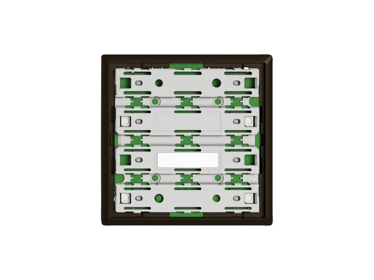 Frontplatte EDIZIO.liv SNAPFIX® für UNI-Taster 3901-1 ohne LED br