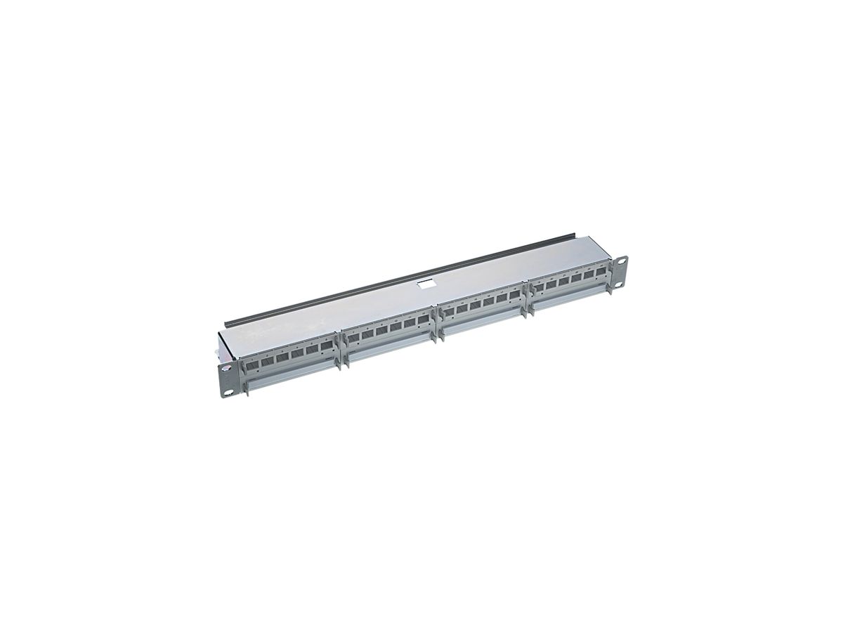 Rangierfeld 19" HD 1HE grau 24×LC-Duplex/MPO, leer