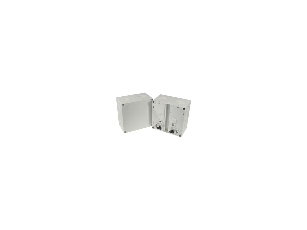Abzweigdose e-intec EasyFix 3 110×110×62mm IP65 grau
