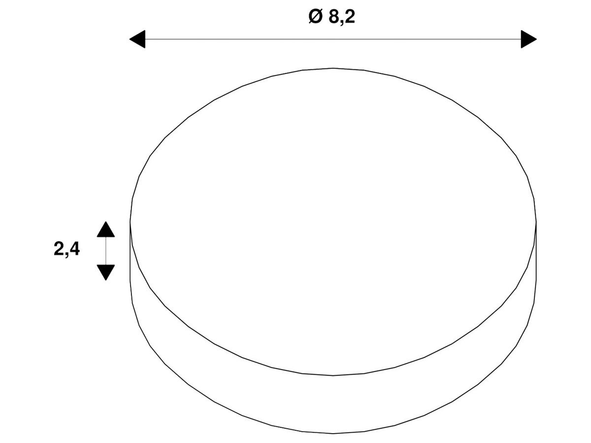 Zierring SLV NUMINOS M Kunststoff Ø82×24mm Kupfer