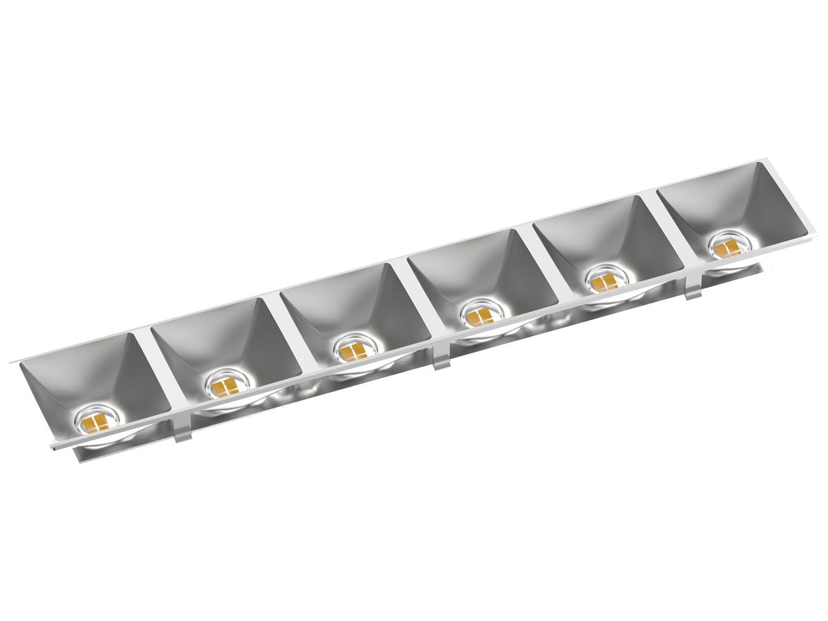 LED-Reflektormodul Sylvania Otao Linear 3000/4000K 80° 285×50mm silber 4 Stk