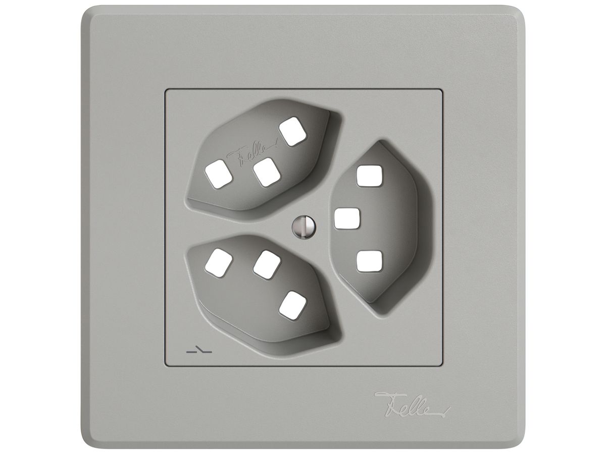 UP-Montageset EDIZIO.liv SNAPFIX® für 3×T23 getrennt hgu