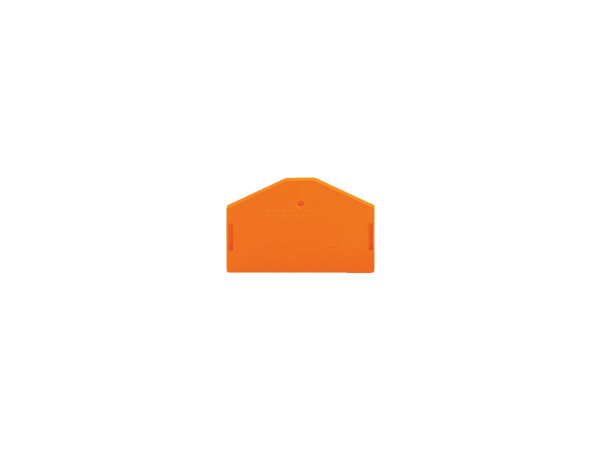 Abschlusswand WAGO orange 4mm² für 281-631