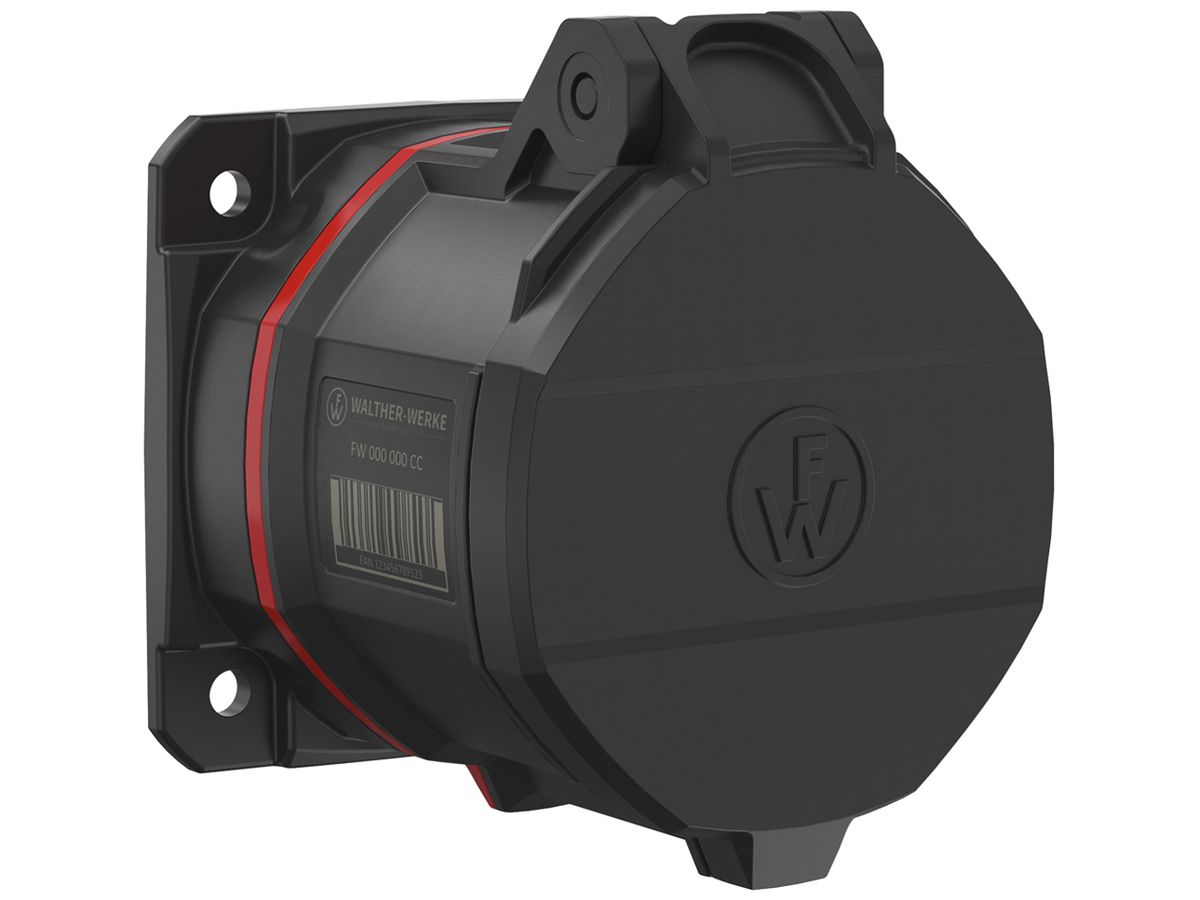 EB-Steckdose CEE NEO 5P 32A 380…415V 6h rot IP54 Schraubklemme
