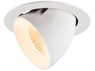 EB-LED-Spot SLV NUMINOS GIMBLE XL 24W 3500lm 2700K MB DALI DIM Ø190×135mm ws