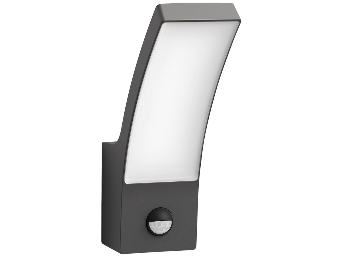 LED-Wandleuchte Philips Splay SEN 12W 1100lm 2700K IP44 anthrazit