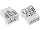 Buchsenteil WAGO 3L 2×0.5…4mm² weiss