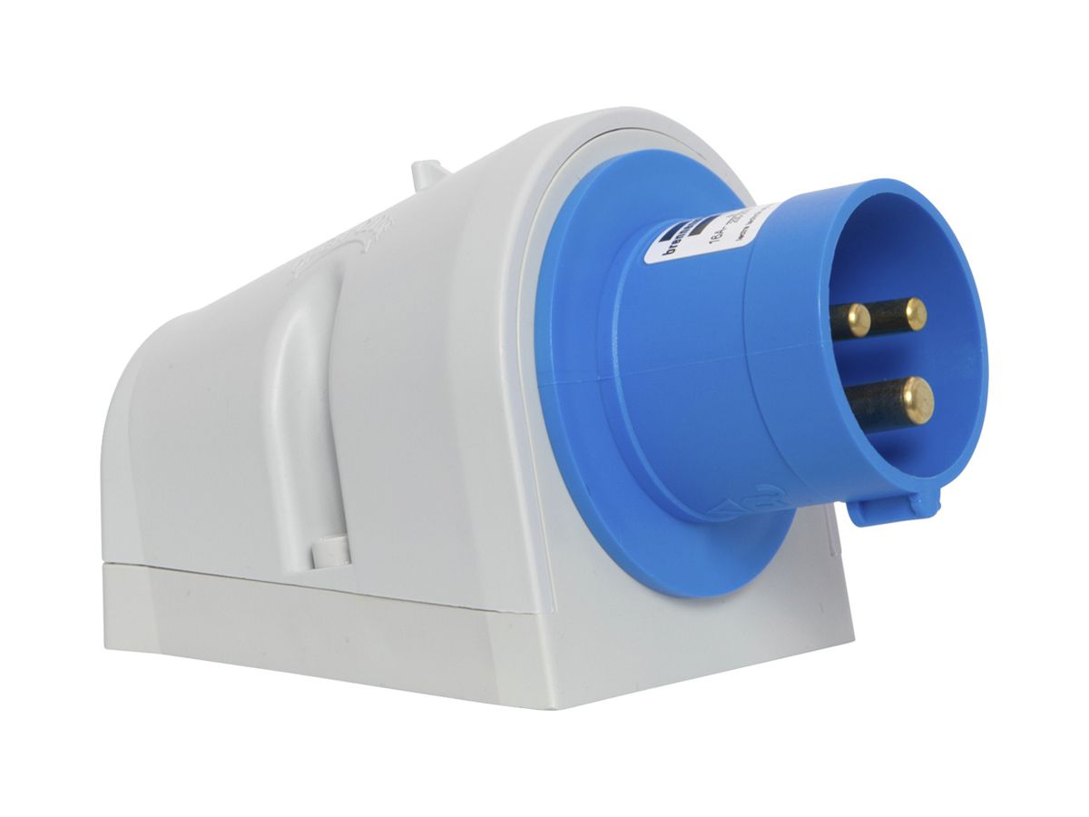 AP-Wandgerätestecker Brennenstuhl CEE 16A 3P 230V 6h blau 150×78×80mm IP44