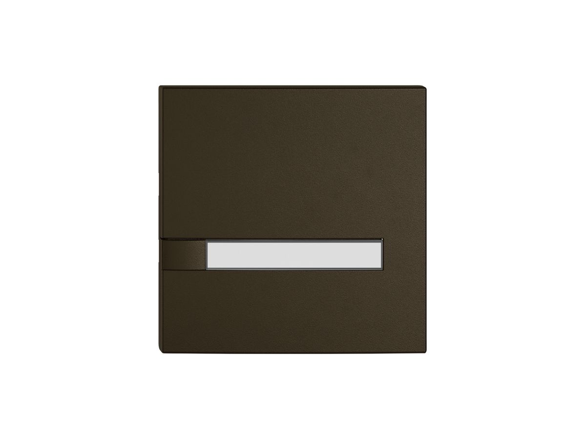 Taste 1/1 EDIZIO.liv SNAPFIX® f.KNX-&UNI o.LED m.Papier 1-Tastenbed.br