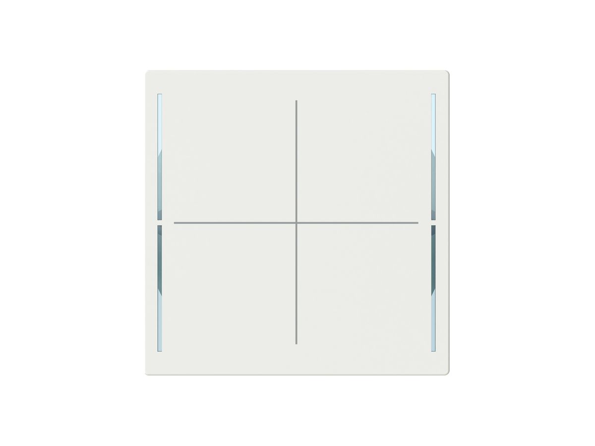 Bedienelement ABB SIDUS touch E free@home mit BCU 1…4-fach weiss