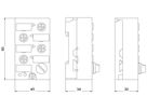 ASi-Kompaktmodul Siemens 3RK1 K45 4×DI (≤200mA) über M12-Anschlüsse IP67