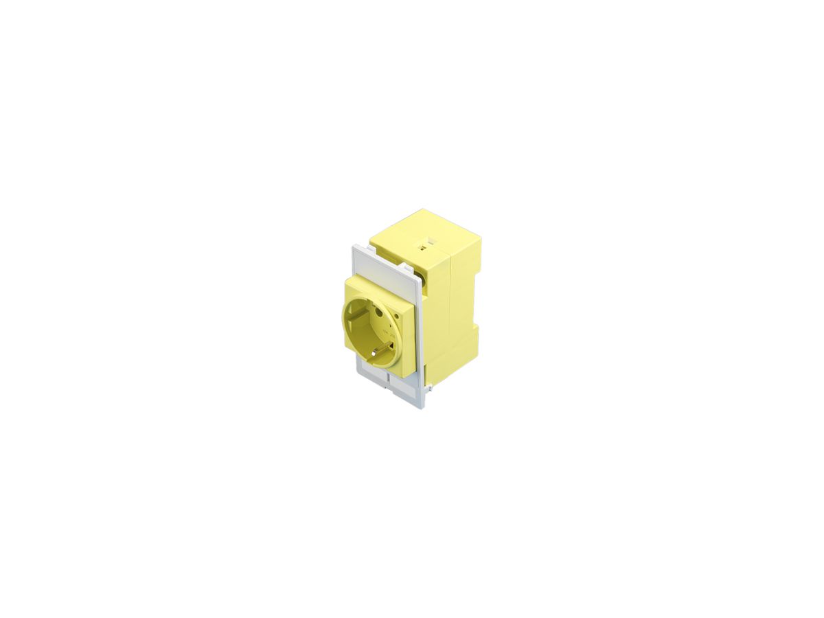 REG-Steckdose Rittal SZ 2482.410 SCHUKO Schraubklemmen Kunststoff gelb