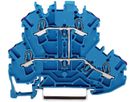 Doppelstockklemme WAGO TOPJOBS (N) 2.5mm² blau