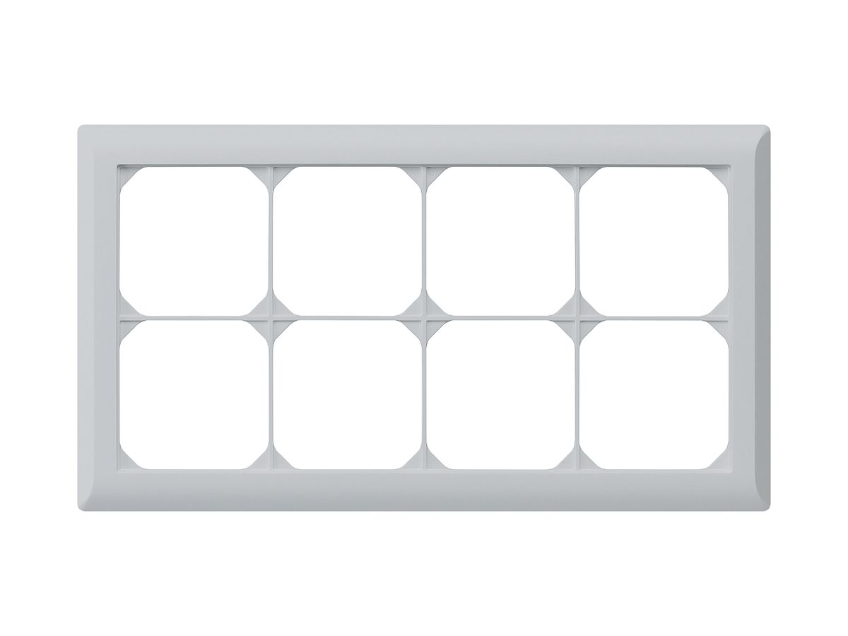 UP-Abdeckrahmen kallysto.line 2×4 hellgrau horizontal 152×272mm