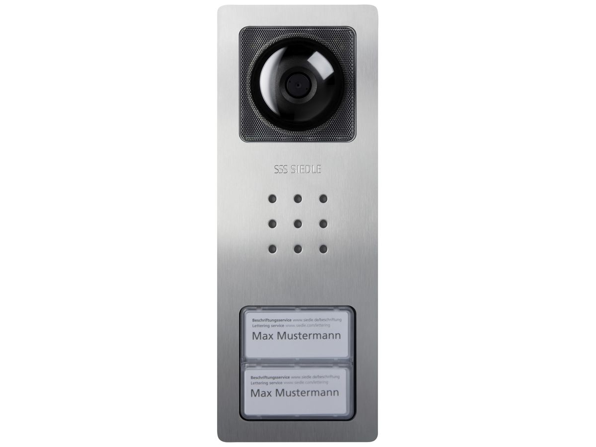 Aussenstation Video Siedle Compact Bus-System 2 Kamera 12VAC 226×82×39mm IP54