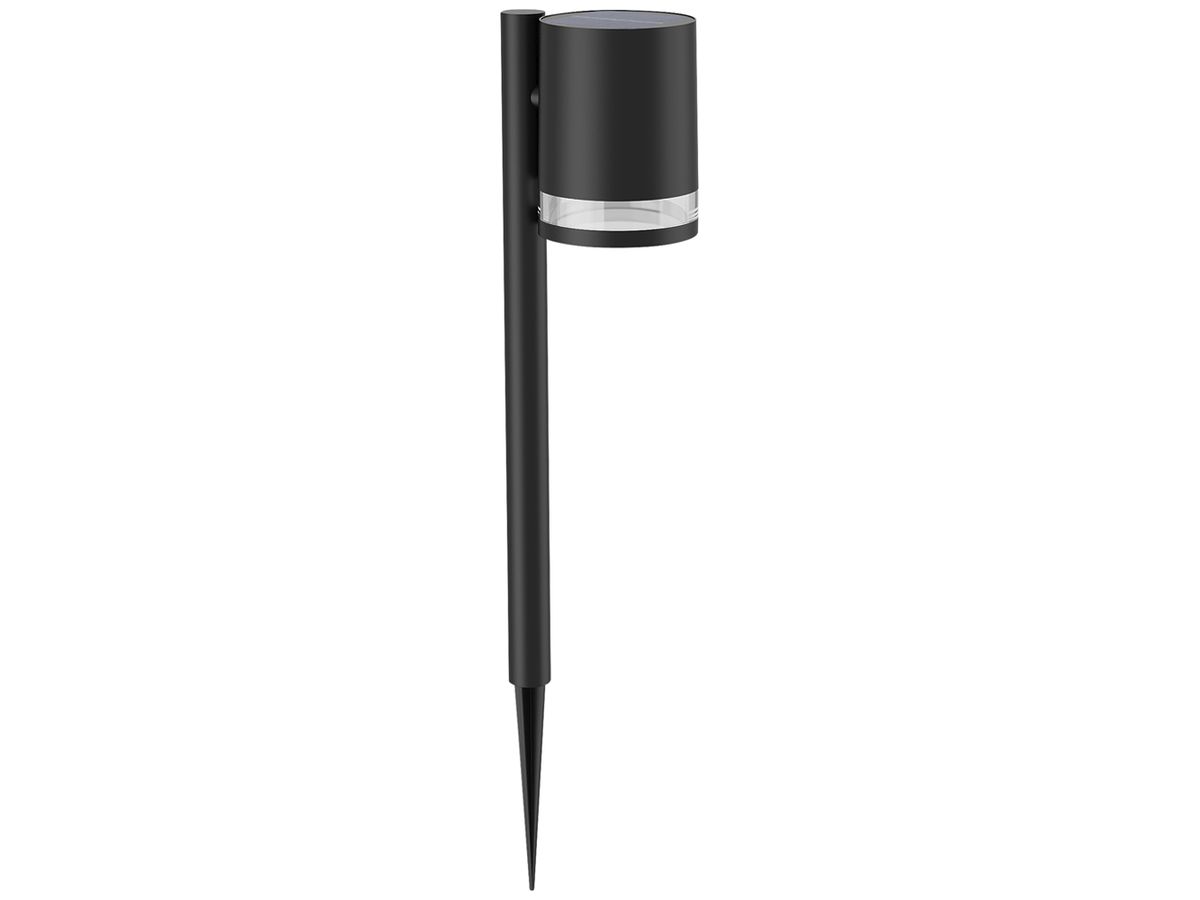 LED-Spiessleuchte Philips Fyce Solar SEN 1.5W 200lm 827 IP44 Ø90 schwarz