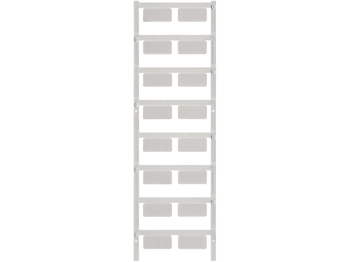 Gerätemarkierer Weidmüller MultiCard SM selbstklebend 12.5×27mm PA66 grau