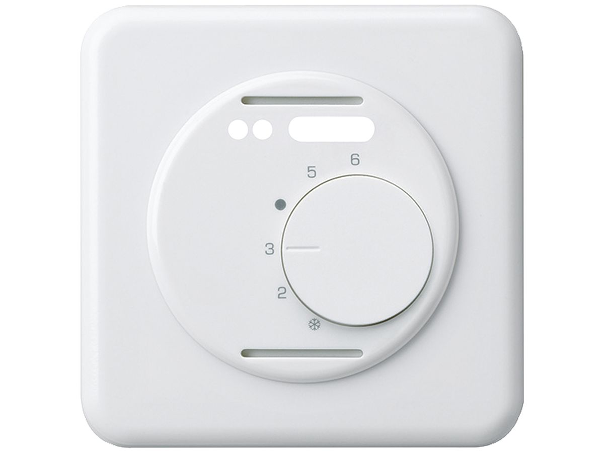 UP-Frontset basico weiss für Raumthermostat Fussbodenheizung