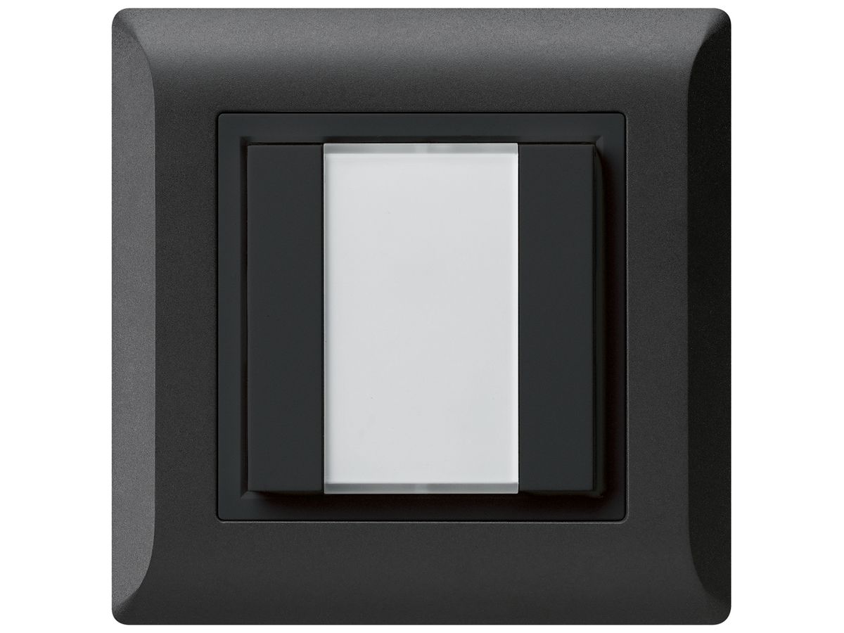 UP-Universaltaster 2×kallysto.line mit LED schwarz