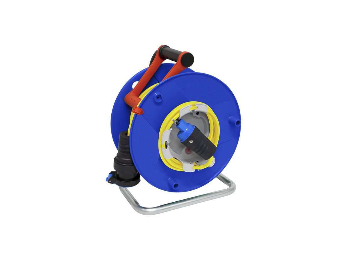 Kabelrolle Grant G 320 Ø320mm 60m 3×1.5mm² 1×T13 Kunststoff blau