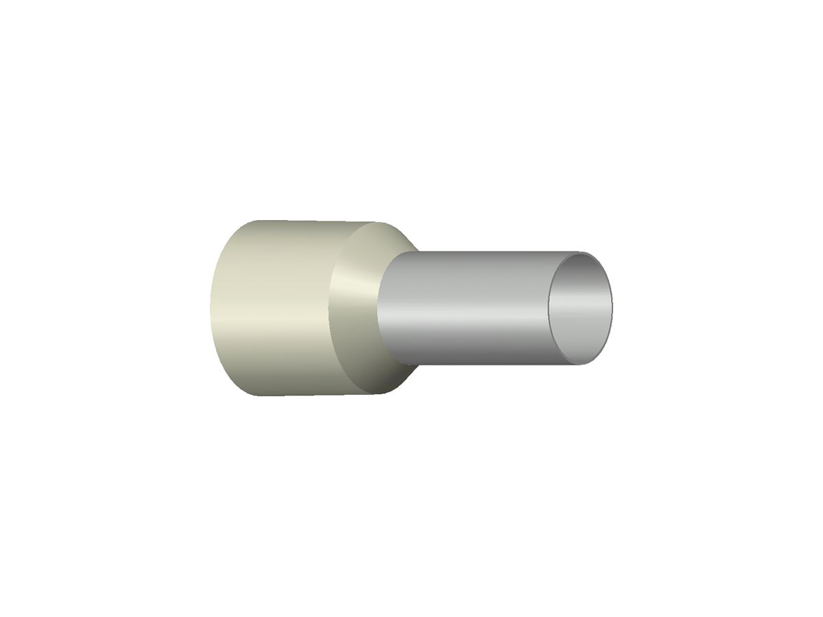 Aderendhülse Typ A isoliert 35mm²/16mm beige