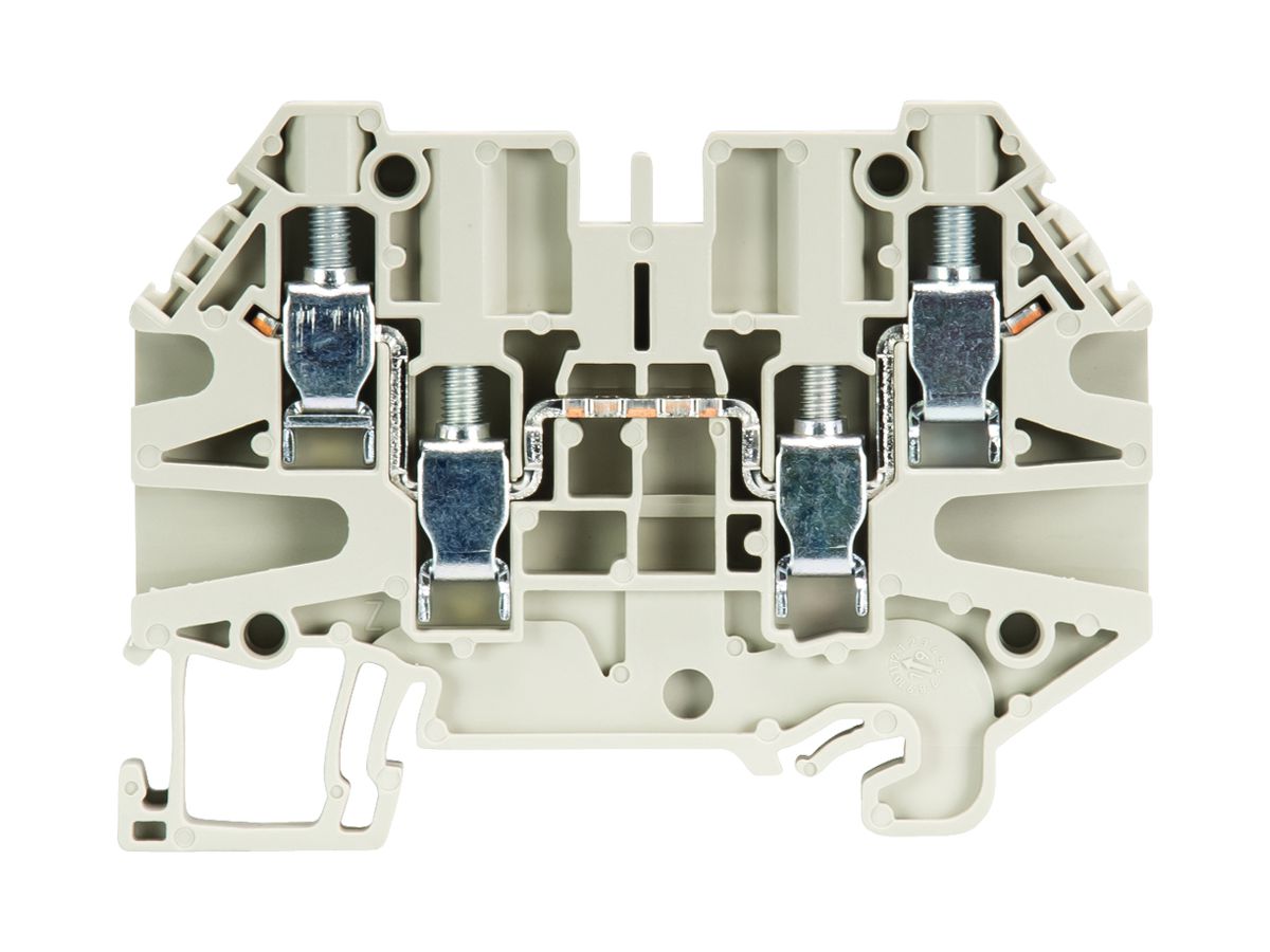 Durchgangs-Reihenklemme Wieland WT 4 D2/2 0.14…6mm² 32A 500V grau