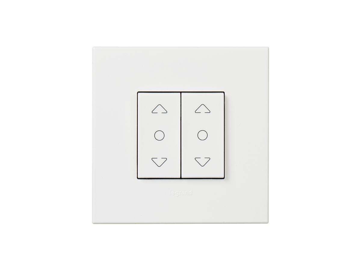 UP-Storenschalter ATO weiss 2 Module AUF/STOP/AB