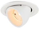 LED-Downlight SLV NUMINOS GIMBLE S 6.7W 1000lm 2700K WB DALI Ø100×70 weiss