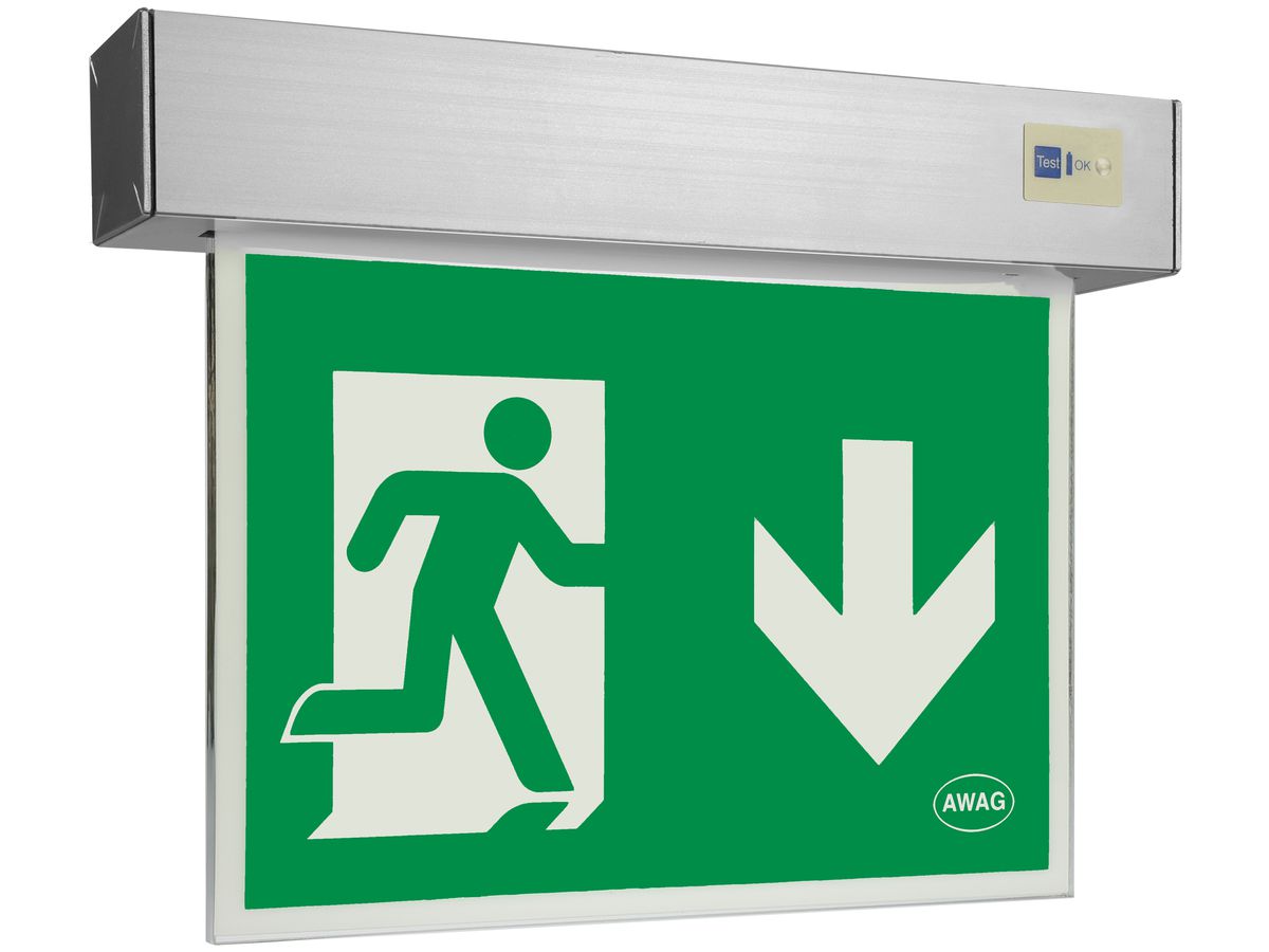 AP-LED-Rettungszeichenleuchte AWAS-U-013-AT 4W 272×220×40mm 3h